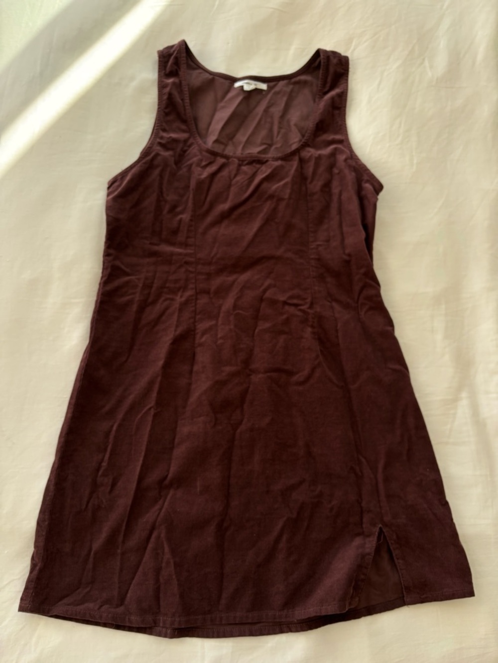 O'Neill Scoop Neck brown corduroy Dress